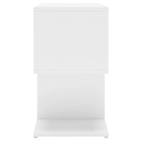 Comodino Bianco 50x30x51,5 cm in Truciolato 806364