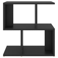 Comodino Nero 50x30x51,5 cm in Truciolato cod mxl 30965