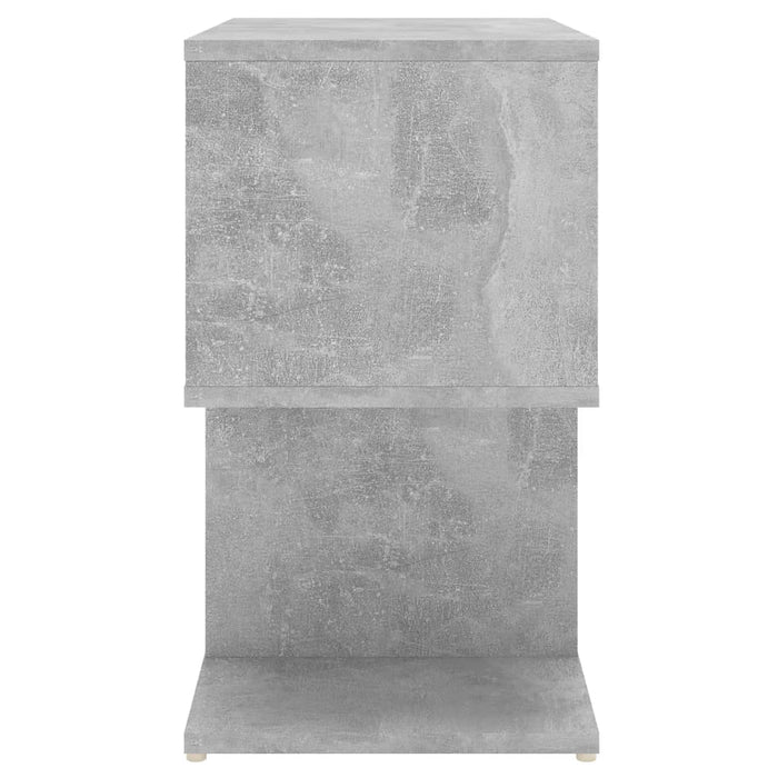 Comodino Grigio Cemento 50x30x51,5 cm in Truciolato cod mxl 30662