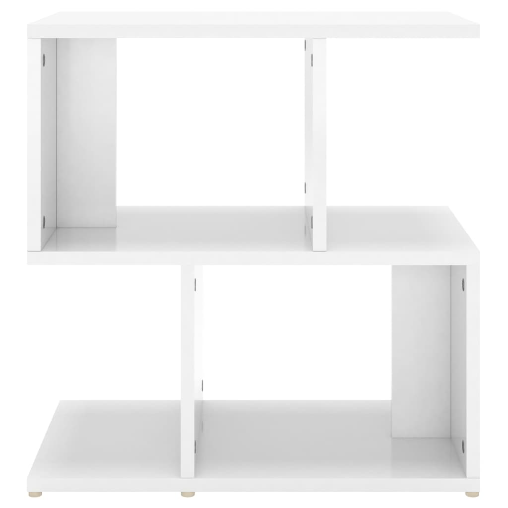 Comodino Bianco Lucido 50x30x51,5 cm in Truciolato cod mxl 31198