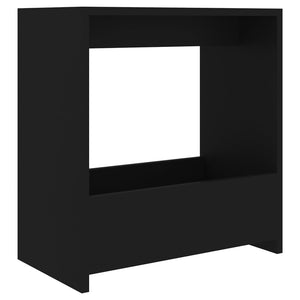 Tavolino Nero 50x26x50 cm in Truciolato cod mxl 10467