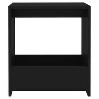 Tavolino Nero 50x26x50 cm in Truciolato cod mxl 10467