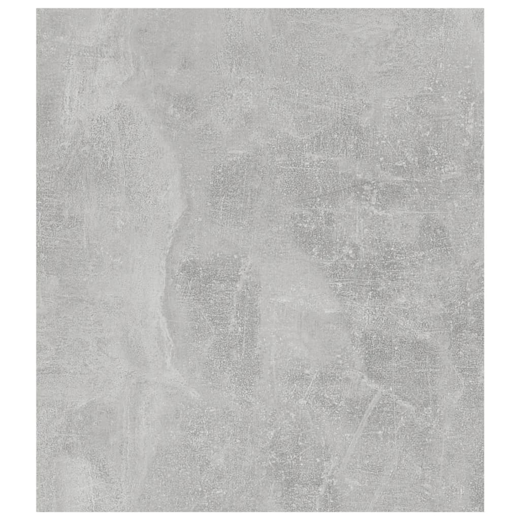 Tavolino Grigio Cemento 60x40x45 cm in Legno Multistrato 806709