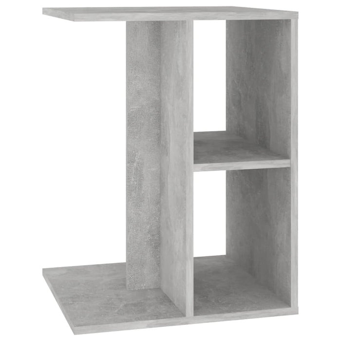 Tavolino Grigio Cemento 60x40x45 cm in Legno Multistrato 806709