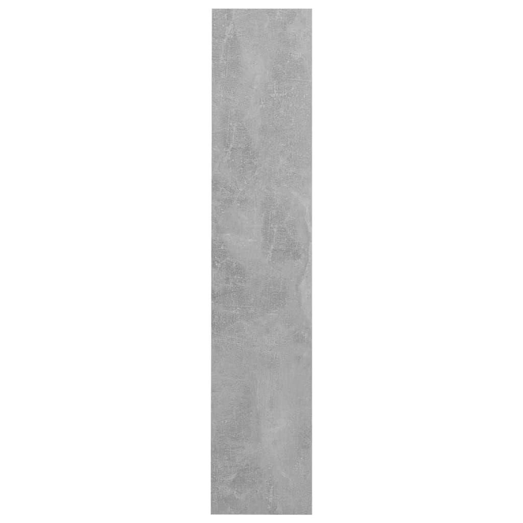 Scarpiere Muro 2pz Grigio Cemento 60x18x90cm Legno Multistrato 806768