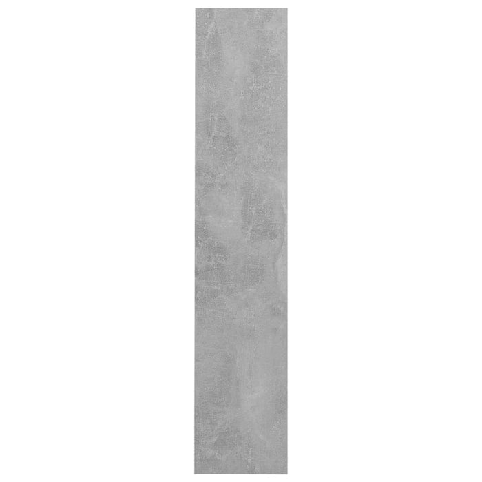 Scarpiere Muro 2pz Grigio Cemento 60x18x90cm Legno Multistrato 806768