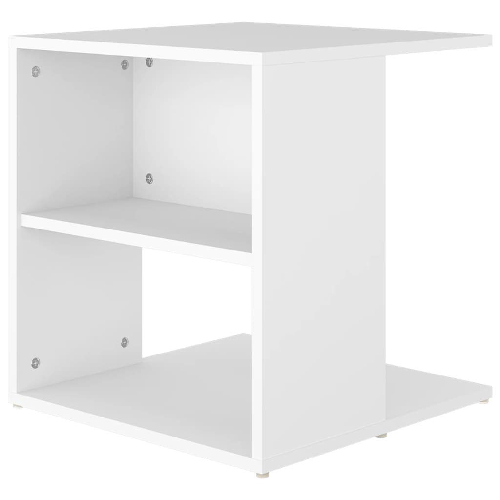 Tavolino Bianco 45x45x48 cm in Legno Multistrato cod mxl 13436