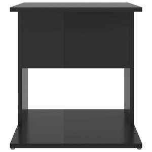 Tavolino Nero Lucido 45x45x48 cm in Truciolato cod mxl 15432