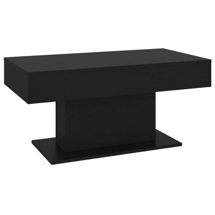 Tavolino da Salotto Nero 96x50x45 cm in Truciolato 806832