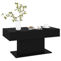 Tavolino da Salotto Nero 96x50x45 cm in Truciolato cod mxl 5675