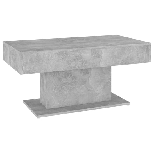 Tavolino da Salotto Grigio Cemento 96x50x45 cm in Truciolato cod mxl 10100