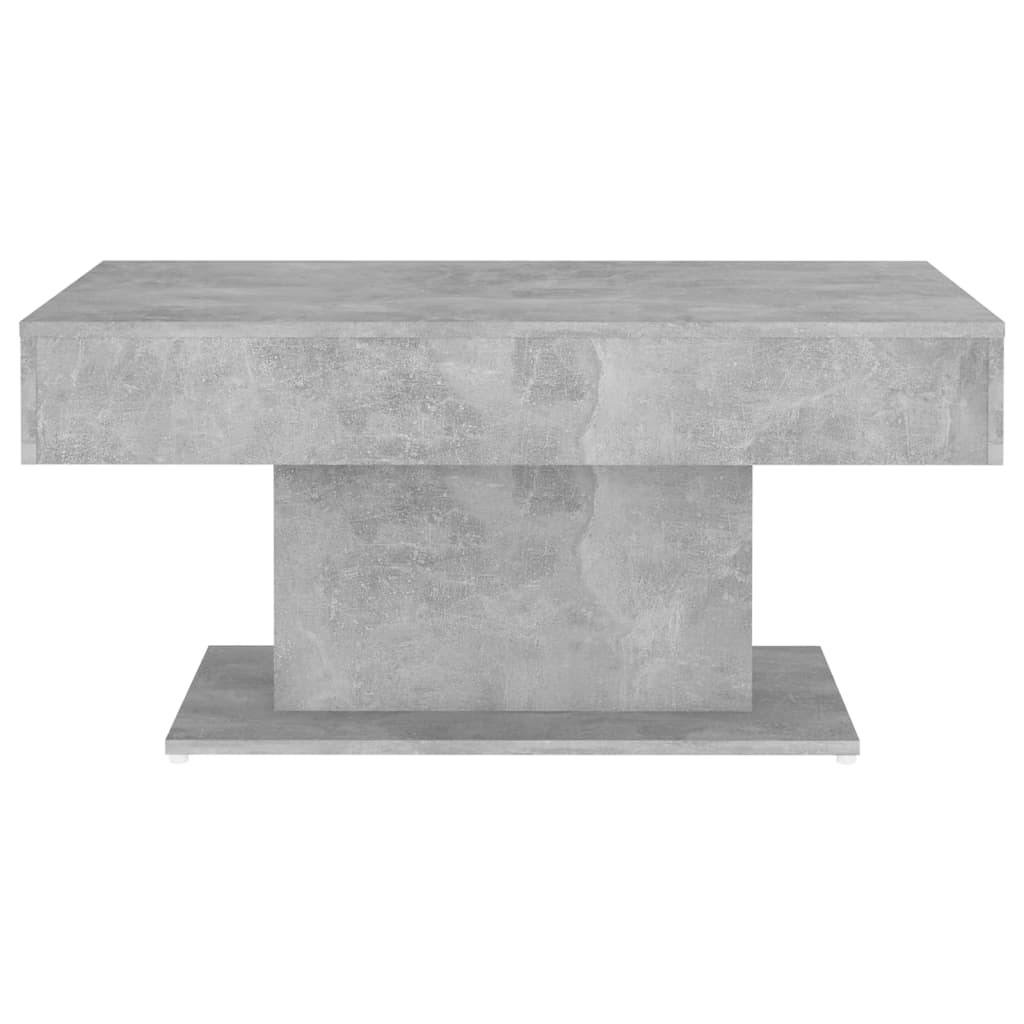 Tavolino da Salotto Grigio Cemento 96x50x45 cm in Truciolato 806835