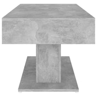 Tavolino da Salotto Grigio Cemento 96x50x45 cm in Truciolato cod mxl 10100