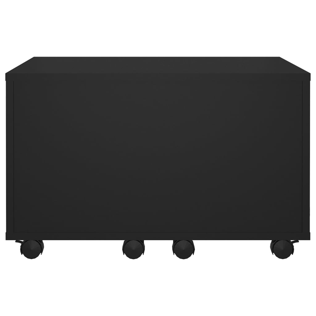 Tavolino da Salotto Nero 60x60x38 cm in Truciolato cod mxl 6560