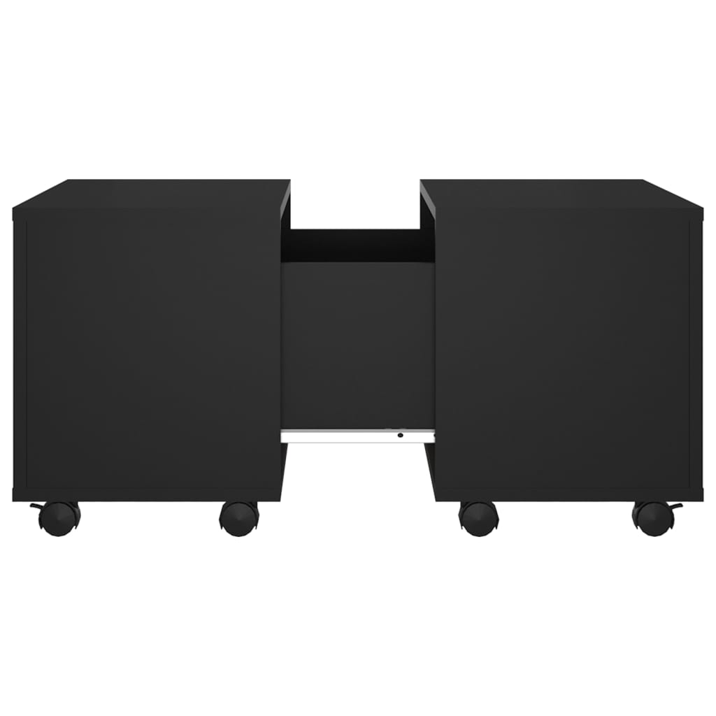 Tavolino da Salotto Nero 60x60x38 cm in Truciolato cod mxl 6560