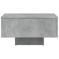 Tavolino da Salotto Grigio Cemento 60x60x31,5 cm in Truciolato