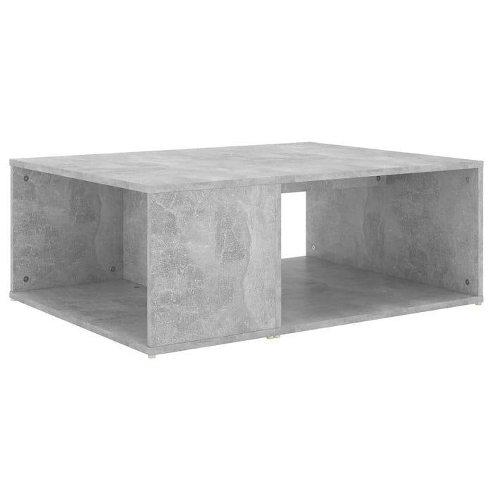 Tavolino da Salotto Grigio Cemento 90x67x33 cm in Truciolato 806907