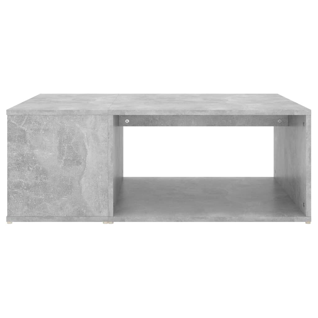 Tavolino da Salotto Grigio Cemento 90x67x33 cm in Truciolato 806907