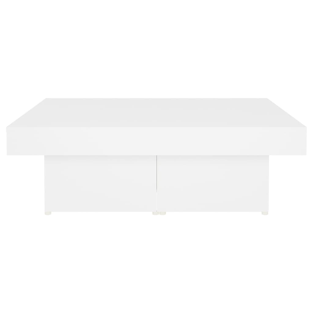 Tavolino da Salotto Bianco 90x90x28 cm in Truciolato cod mxl 14435