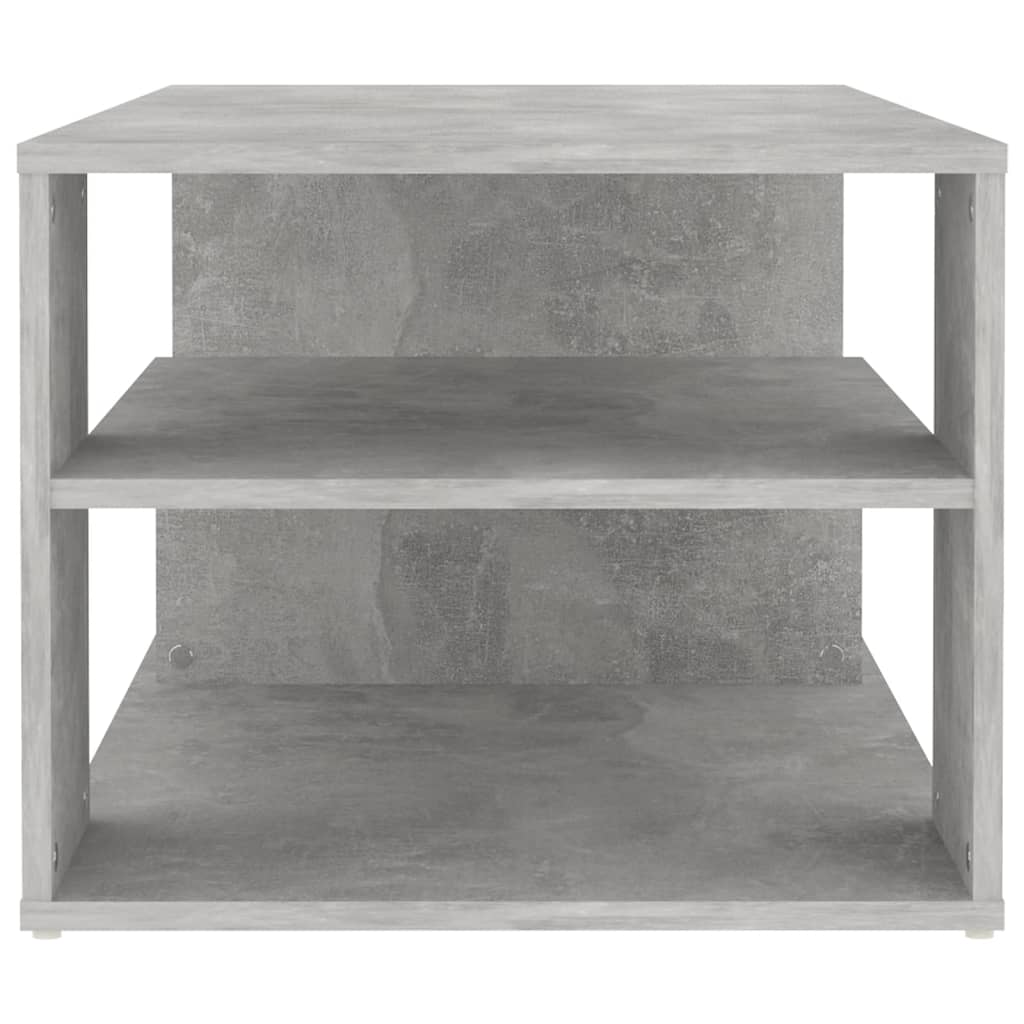 Tavolino da Caffè Grigio Cemento 100x50x40 cm in Truciolato cod mxl 13069