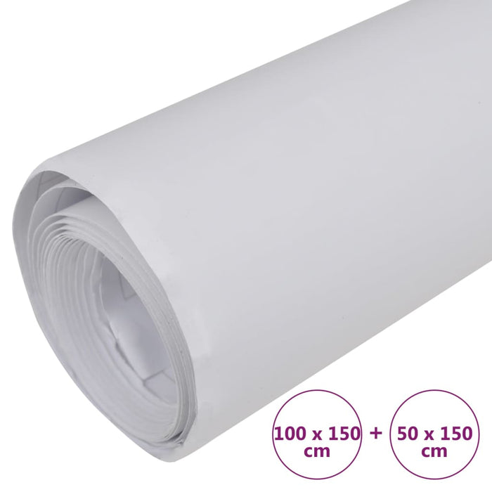 Pellicole per Auto 2pz Bianco Opaco 100x150cm + 50x150cm cod mxl 72624