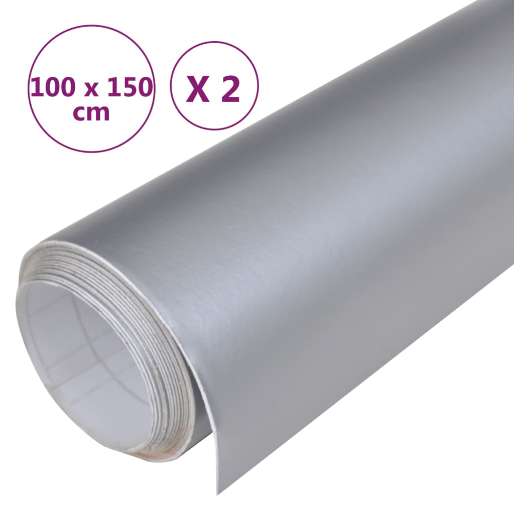 Pellicole per Auto 2pz Argento Opaco 100x150cm 210707