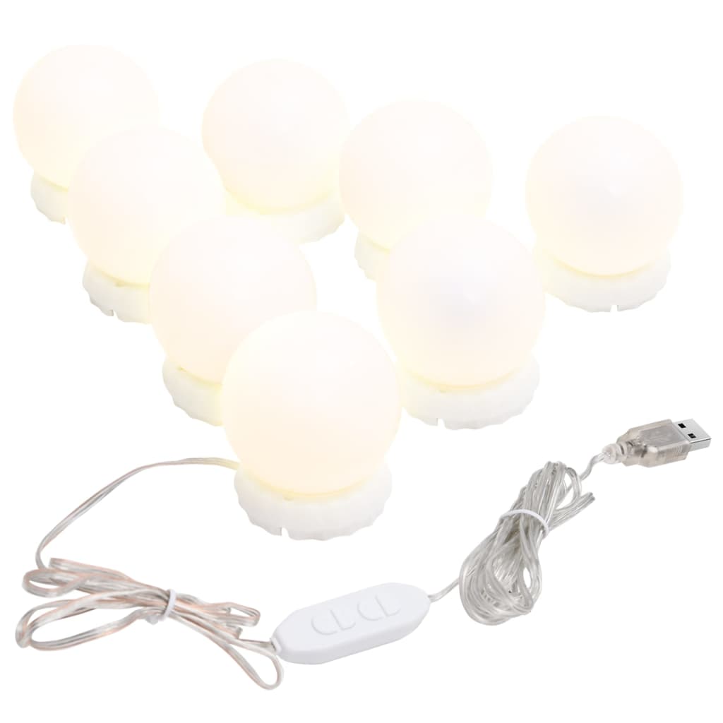 Specchio da Parete Quadrato con Luci LED in Vetro cod mxl 67815