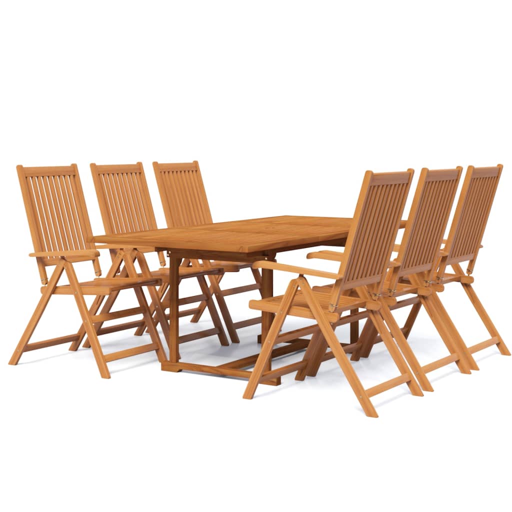 Set Mobili da Pranzo da Giardino 7 pz Legno Massello di Acacia 3079638