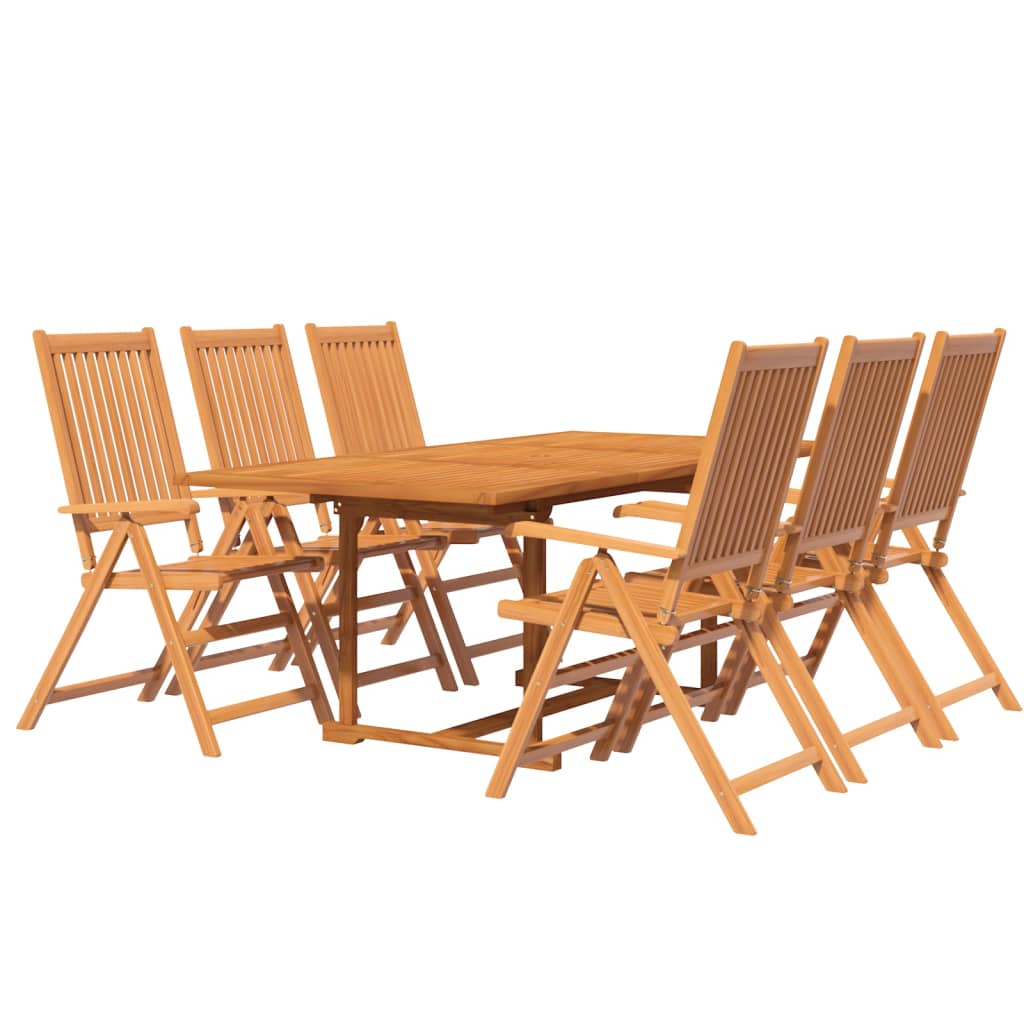 Set Mobili da Pranzo da Giardino 7 pz Legno Massello di Acacia 3079638