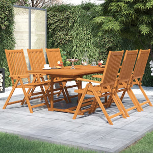 Set Mobili da Pranzo da Giardino 7 pz Legno Massello di Acacia 3079638