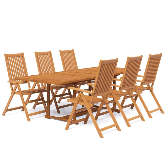 Set Mobili da Pranzo per Giardino 7 pz Legno Massello di Acacia cod mxl 35444