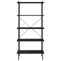 Scaffale con 5 Mensole Nero 80x40x163 cmcod mxl 103830