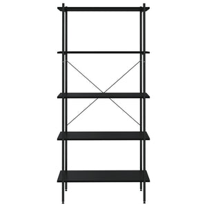 Scaffale con 5 Mensole Nero 80x40x163 cmcod mxl 103830