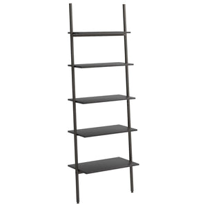 Scaffale Pendente a 5 Livelli Nero 64x34x185,5 cm cod mxl 14739