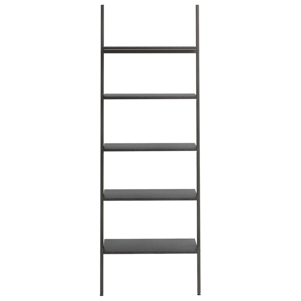 Scaffale Pendente a 5 Livelli Nero 64x34x185,5 cm cod mxl 14739