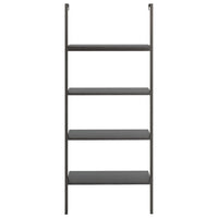 Scaffale Pendente a 4 Livelli Nero 64x35x152,5 cm