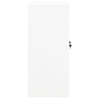 Armadio per Ufficio Bianco 90x40x90 cm in Acciaio 335930