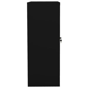 Armadio per Ufficio Nero 90x40x105 cm in Acciaio cod mxl 43989