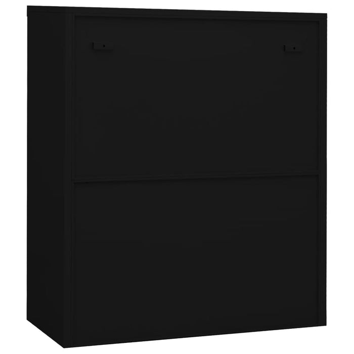 Armadio per Ufficio Nero 90x40x105 cm in Acciaio cod mxl 43989