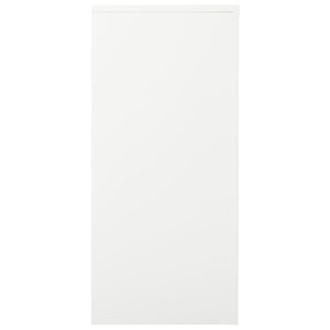 Armadio con Ante Scorrevoli Bianco 90x40x90 cm in Acciaio cod mxl 68752