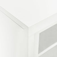 Armadio con Ante Scorrevoli Bianco 90x40x90 cm in Acciaio cod mxl 68752