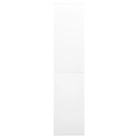 Armadio per Ufficio Anta Scorrevole Bianco 90x40x180 cm Acciaio 335958