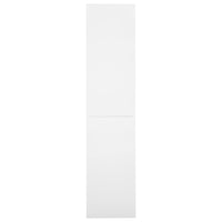 Armadio per Ufficio Anta Scorrevole Bianco 90x40x180 cm Acciaio 335962