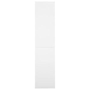 Armadio per Ufficio Anta Scorrevole Bianco 90x40x180 cm Acciaio 335962