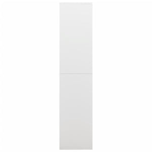 Armadio con Ripiani Bianco 90x40x180 cm in Acciaiocod mxl 104197