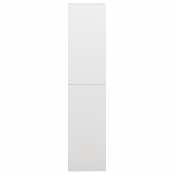 Armadio con Ripiani Bianco 90x40x180 cm in Acciaiocod mxl 104197