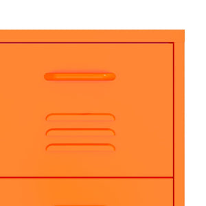 Cassettiera Arancione 80x35x101,5 cm in Acciaio cod mxl 43001