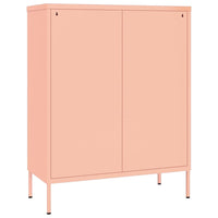 Cassettiera Rosa 80x35x101,5 cm in Acciaio cod mxl 47588