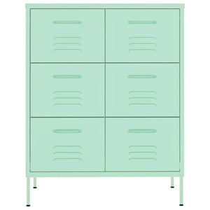 Cassettiera Menta 80x35x101,5 cm in Acciaio cod mxl 44420