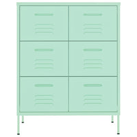 Cassettiera Menta 80x35x101,5 cm in Acciaio 336149